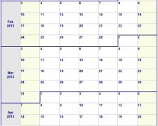 Pet Marketing Calendar Template