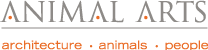 Logo for Animal Arts, designers of small general practice veterinary clinics, expansive specialty emergency practices, and equine and large animal hospitals.